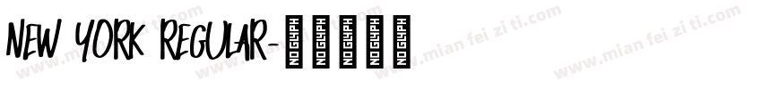 New York Regular字体转换